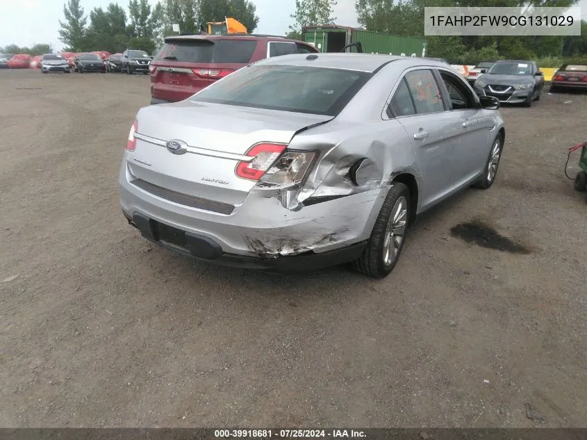 1FAHP2FW9CG131029 2012 Ford Taurus Limited