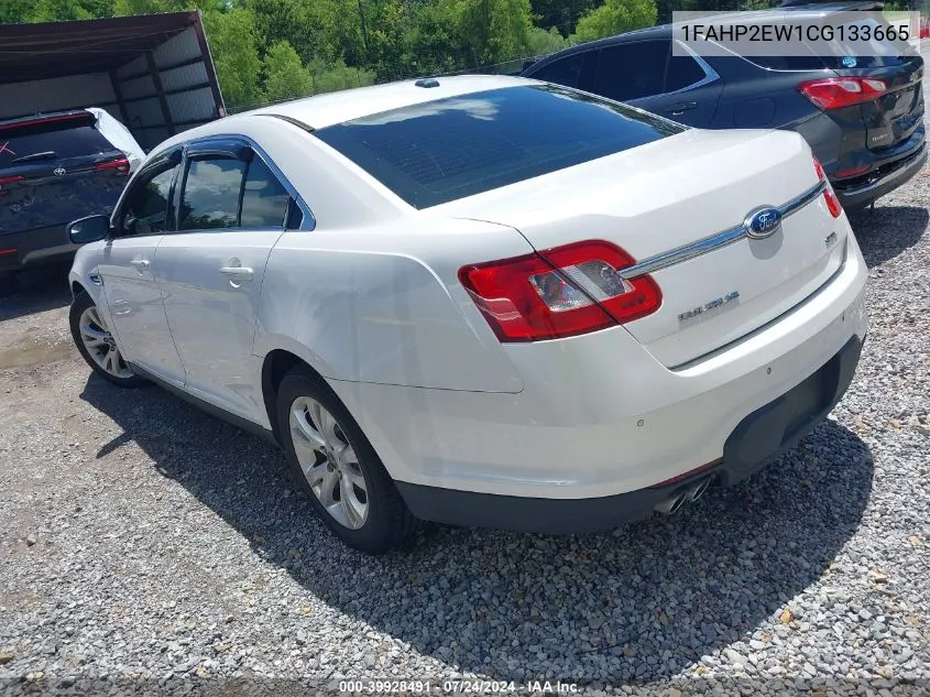 2012 Ford Taurus Sel VIN: 1FAHP2EW1CG133665 Lot: 39928491