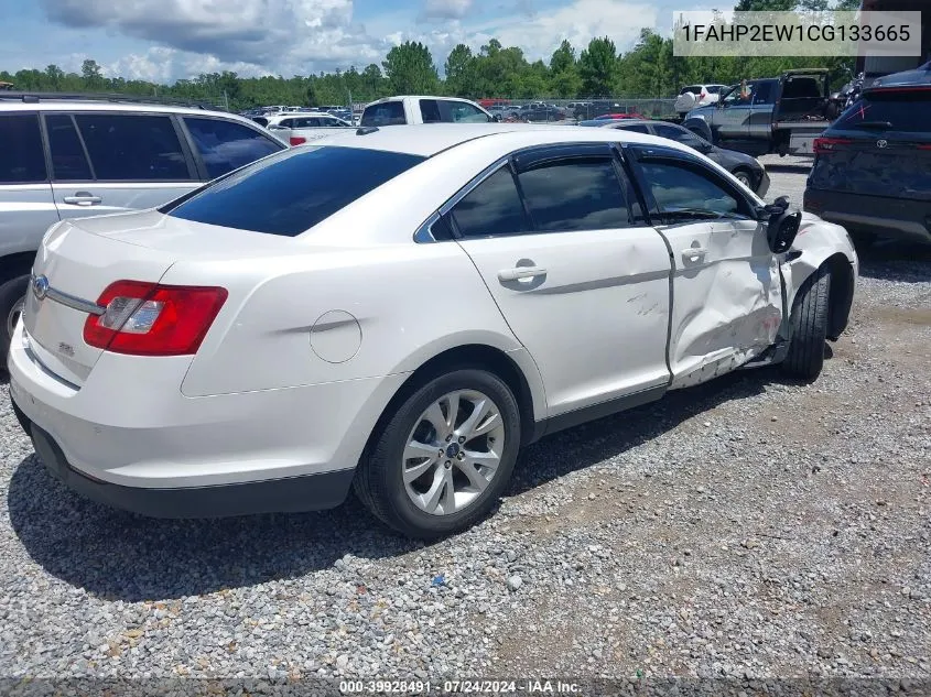 2012 Ford Taurus Sel VIN: 1FAHP2EW1CG133665 Lot: 39928491