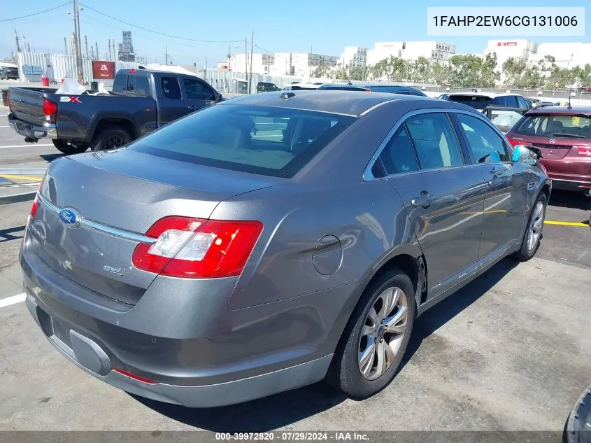 2012 Ford Taurus Sel VIN: 1FAHP2EW6CG131006 Lot: 39972820