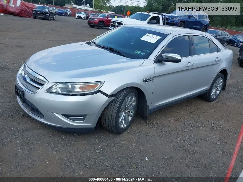 2012 Ford Taurus Limited VIN: 1FAHP2FW3CG133097 Lot: 40080483