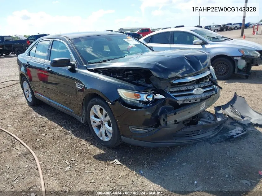 2012 Ford Taurus Sel VIN: 1FAHP2EW0CG143328 Lot: 40094434