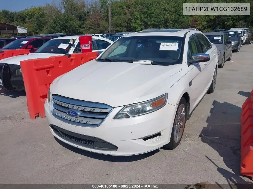 1FAHP2FW1CG132689 2012 Ford Taurus Limited