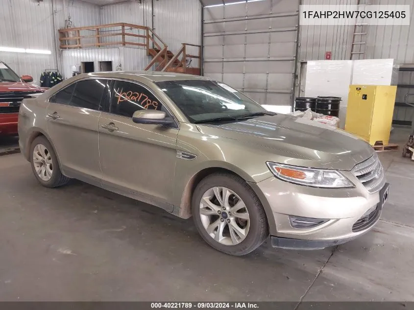 2012 Ford Taurus Sel VIN: 1FAHP2HW7CG125405 Lot: 40221789