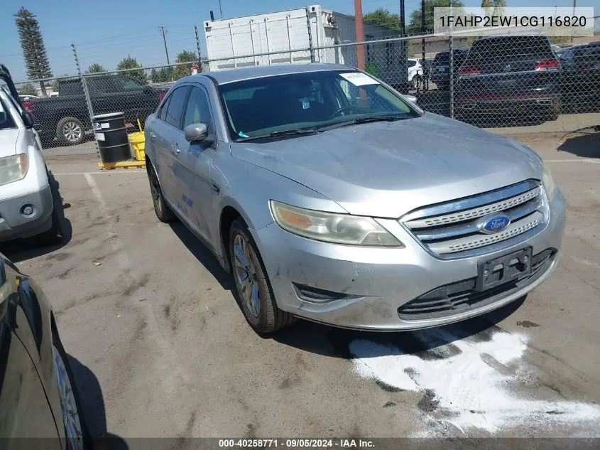 2012 Ford Taurus Sel VIN: 1FAHP2EW1CG116820 Lot: 40258771