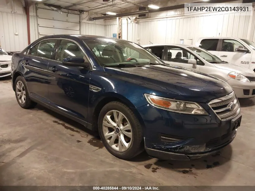 1FAHP2EW2CG143931 2012 Ford Taurus Sel