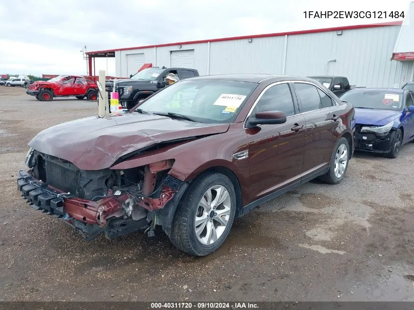 2012 Ford Taurus Sel VIN: 1FAHP2EW3CG121484 Lot: 40311720