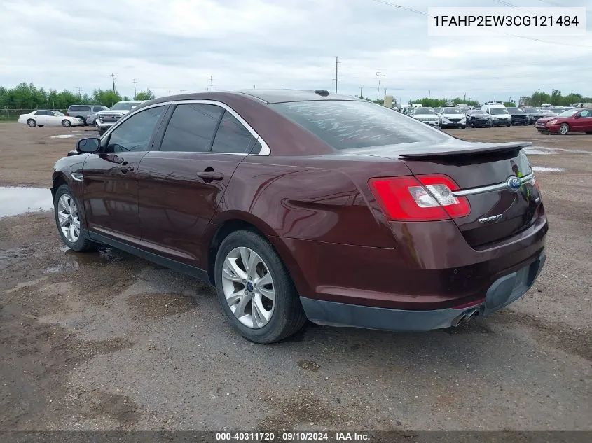 2012 Ford Taurus Sel VIN: 1FAHP2EW3CG121484 Lot: 40311720