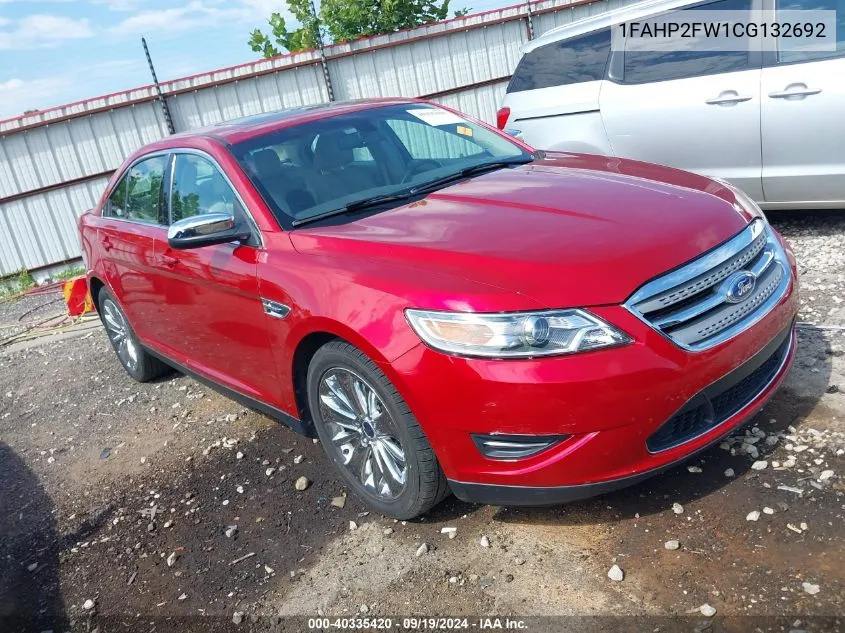 2012 Ford Taurus Limited VIN: 1FAHP2FW1CG132692 Lot: 40335420