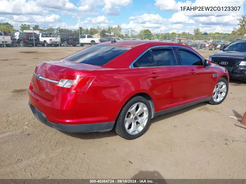 2012 Ford Taurus Sel VIN: 1FAHP2EW2CG123307 Lot: 40364724