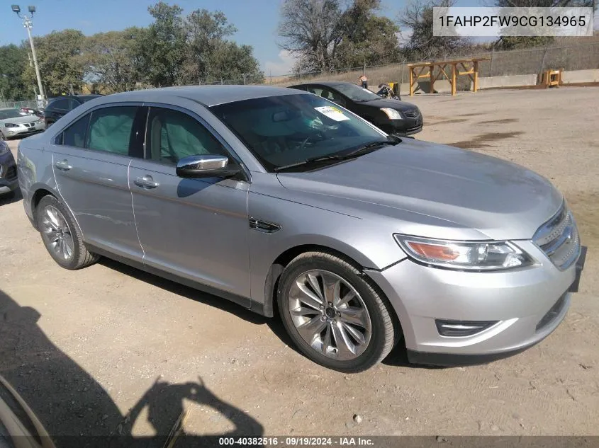 2012 Ford Taurus Limited VIN: 1FAHP2FW9CG134965 Lot: 40382516