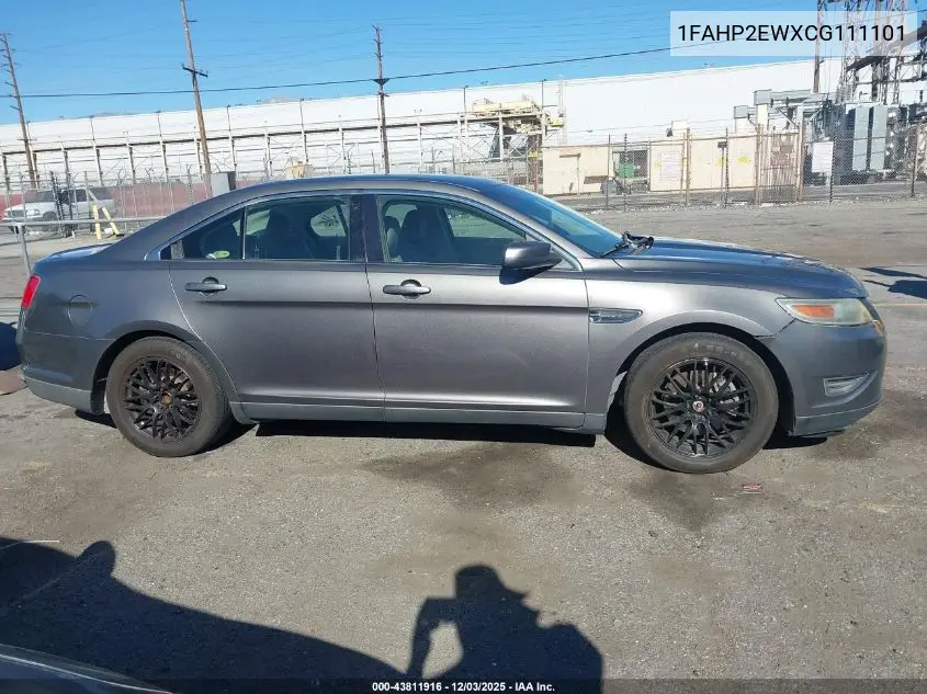 1FAHP2EWXCG111101 2012 Ford Taurus Sel