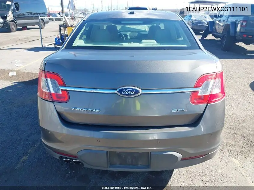 1FAHP2EWXCG111101 2012 Ford Taurus Sel
