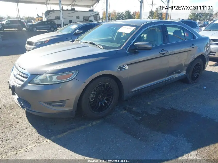 1FAHP2EWXCG111101 2012 Ford Taurus Sel
