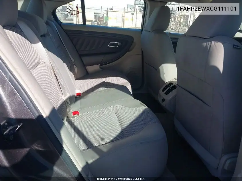 1FAHP2EWXCG111101 2012 Ford Taurus Sel