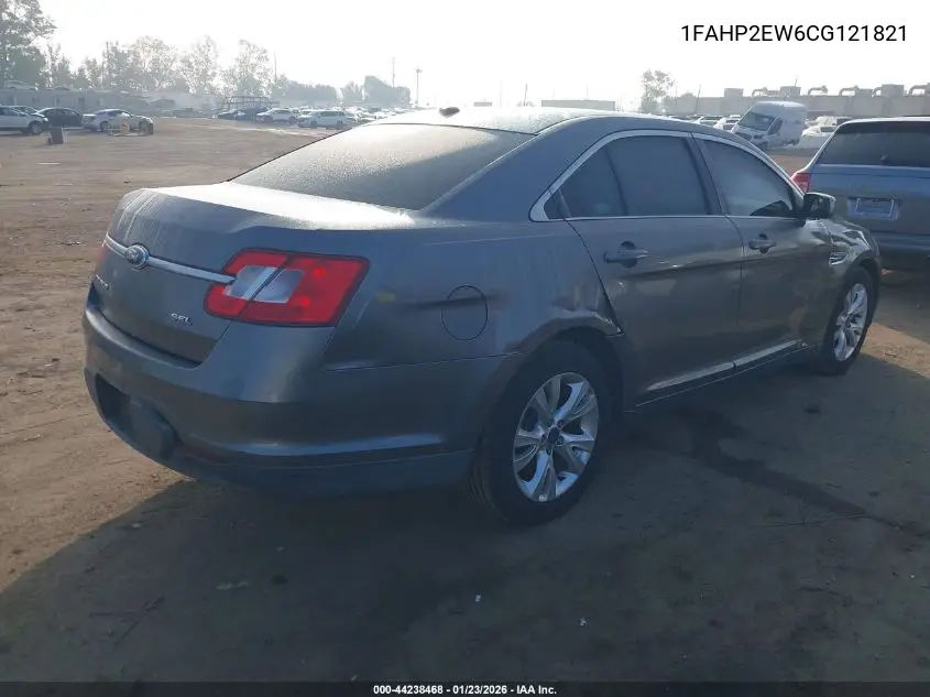 1FAHP2EW6CG121821 2012 Ford Taurus Sel