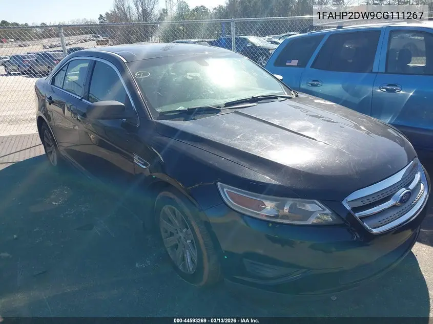1FAHP2DW9CG111267 2012 Ford Taurus Se