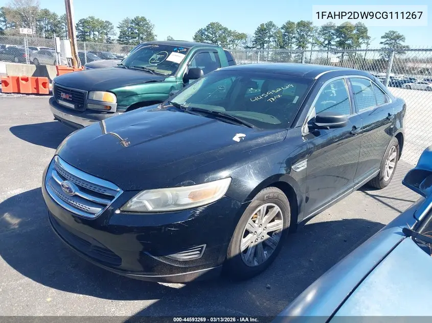 1FAHP2DW9CG111267 2012 Ford Taurus Se