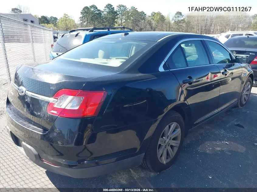 1FAHP2DW9CG111267 2012 Ford Taurus Se