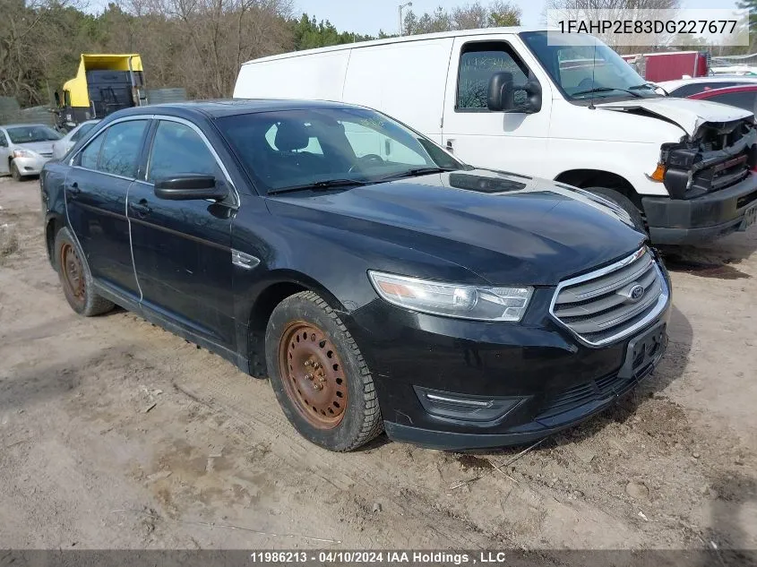 2013 Ford Taurus Sel VIN: 1FAHP2E83DG227677 Lot: 11986213