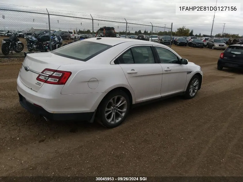 2013 Ford Taurus Sel VIN: 1FAHP2E81DG127156 Lot: 30045953