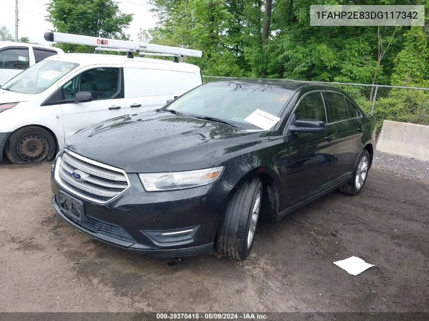 1FAHP2E83DG117342 2013 Ford Taurus Sel