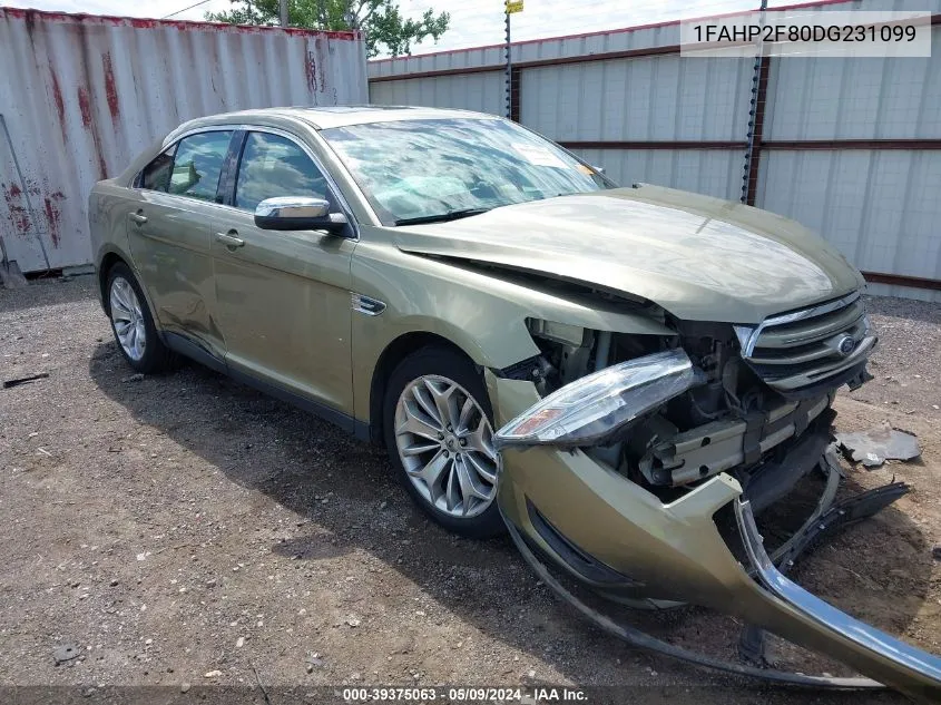 1FAHP2F80DG231099 2013 Ford Taurus Limited