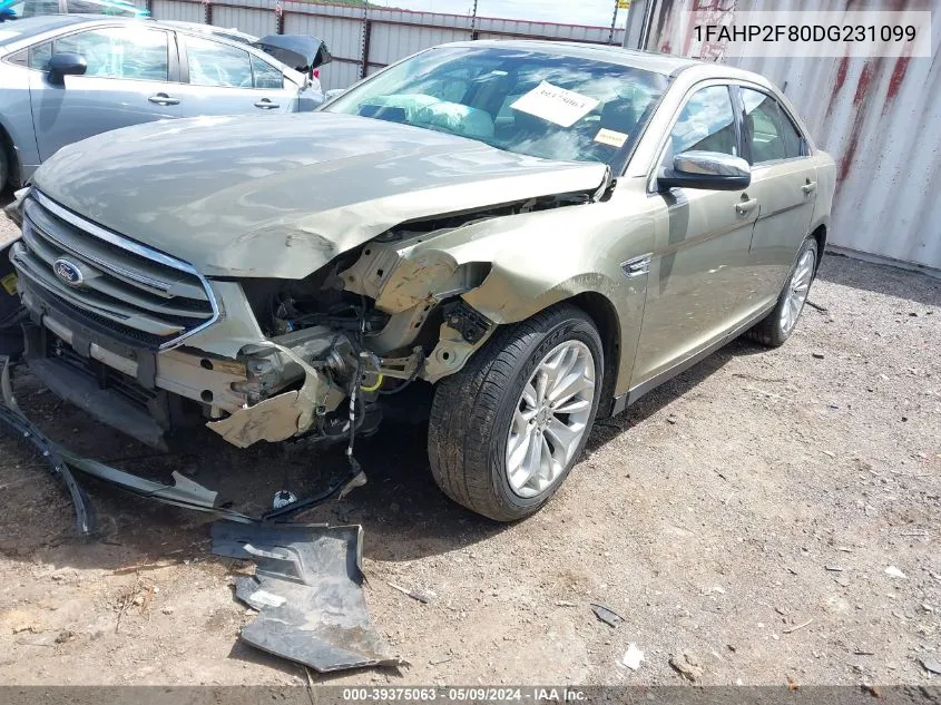 1FAHP2F80DG231099 2013 Ford Taurus Limited