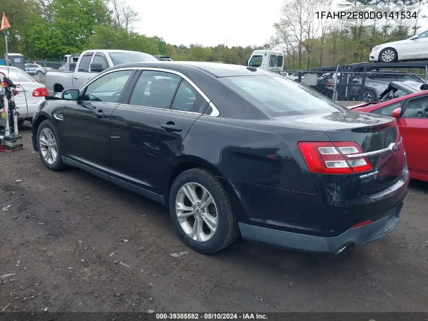 2013 Ford Taurus Sel VIN: 1FAHP2E80DG141534 Lot: 39385582