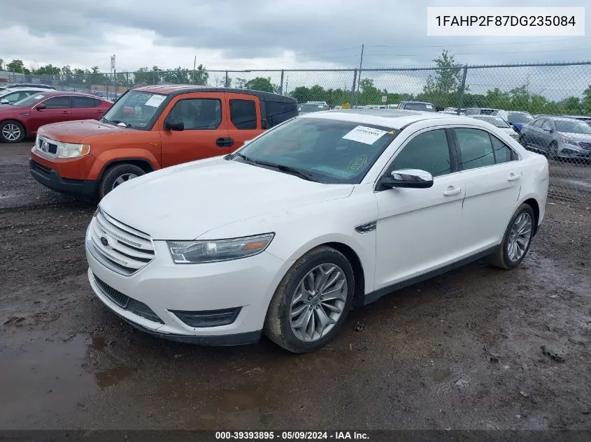 2013 Ford Taurus Limited VIN: 1FAHP2F87DG235084 Lot: 39393895