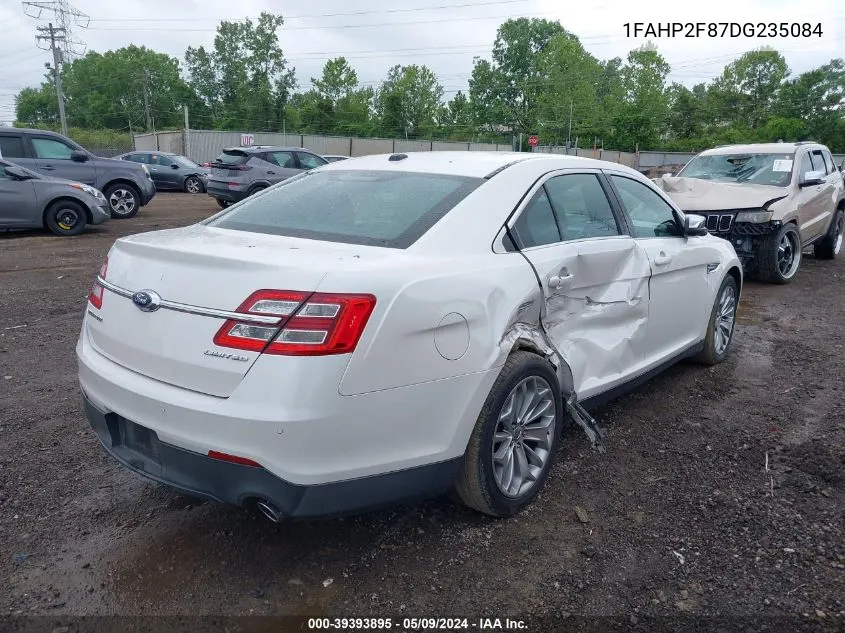 2013 Ford Taurus Limited VIN: 1FAHP2F87DG235084 Lot: 39393895