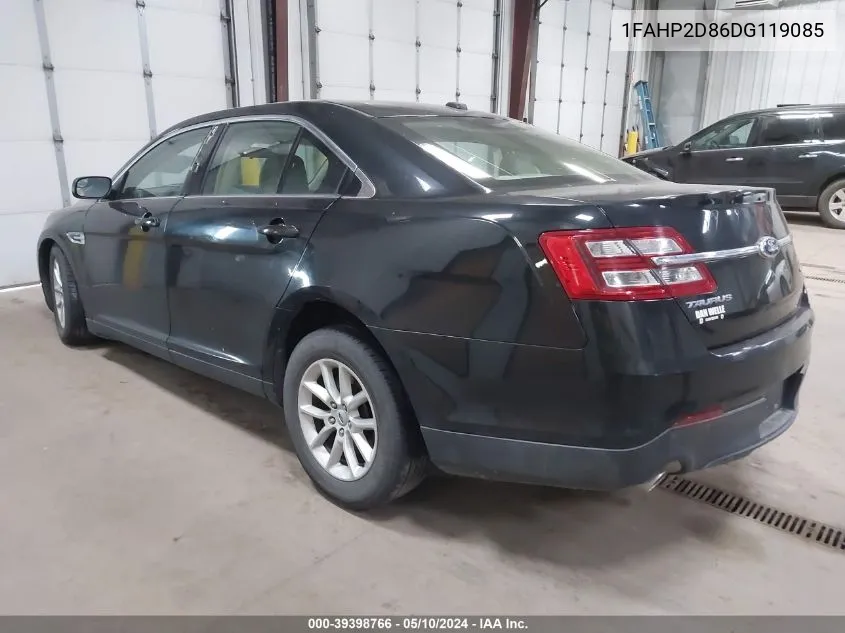 1FAHP2D86DG119085 2013 Ford Taurus Se