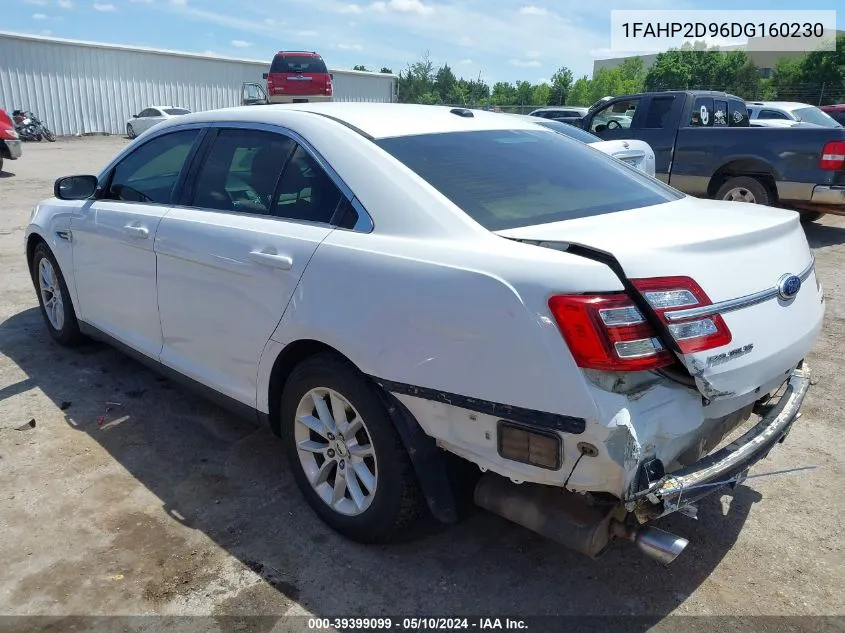 1FAHP2D96DG160230 2013 Ford Taurus Se