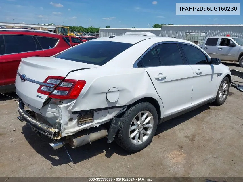 2013 Ford Taurus Se VIN: 1FAHP2D96DG160230 Lot: 39399099