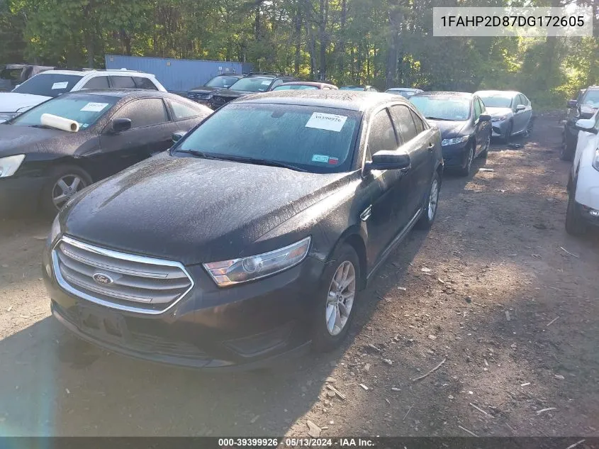 1FAHP2D87DG172605 2013 Ford Taurus Se