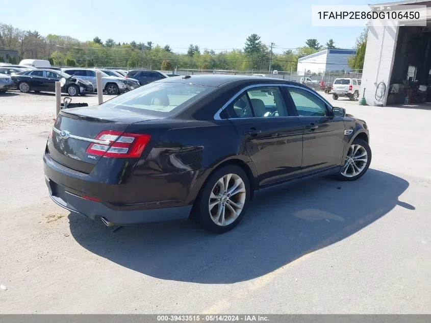 1FAHP2E86DG106450 2013 Ford Taurus Sel