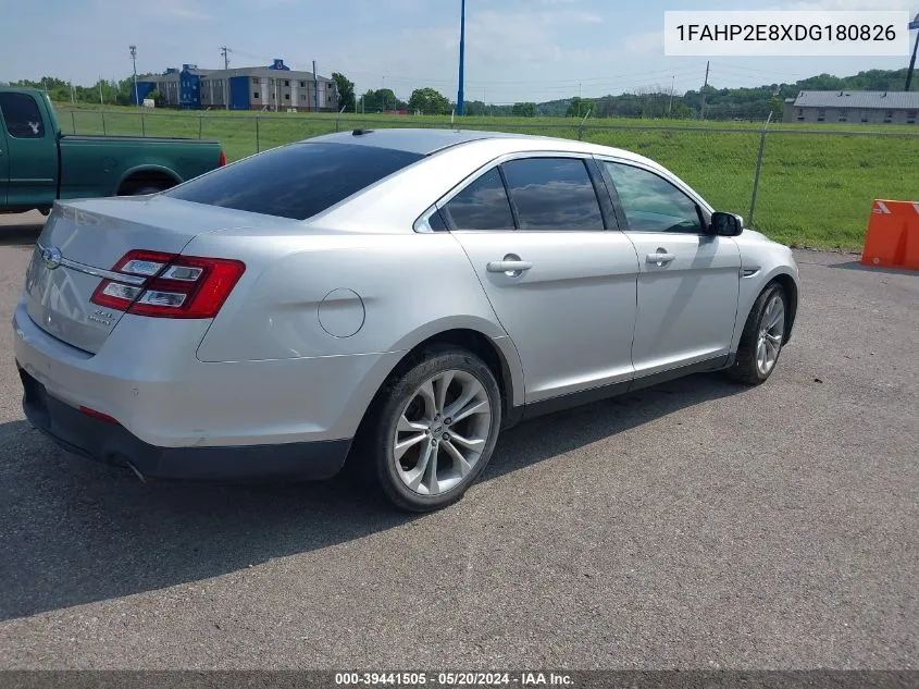 2013 Ford Taurus Sel VIN: 1FAHP2E8XDG180826 Lot: 39441505