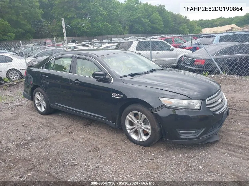 2013 Ford Taurus Sel VIN: 1FAHP2E82DG190864 Lot: 39547938