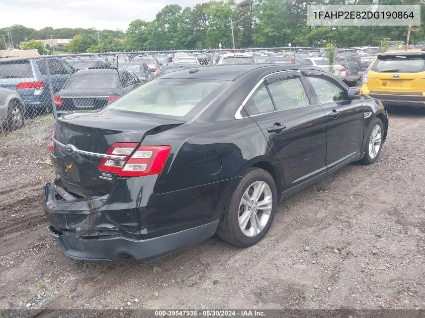 1FAHP2E82DG190864 2013 Ford Taurus Sel