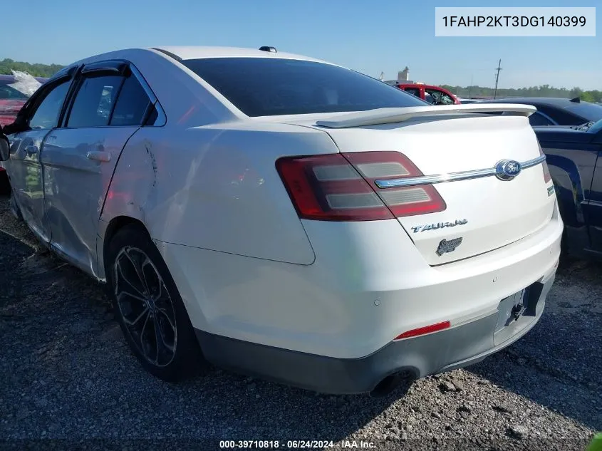 2013 Ford Taurus Sho VIN: 1FAHP2KT3DG140399 Lot: 39710818