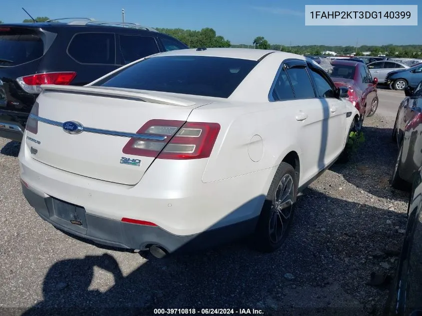 2013 Ford Taurus Sho VIN: 1FAHP2KT3DG140399 Lot: 39710818