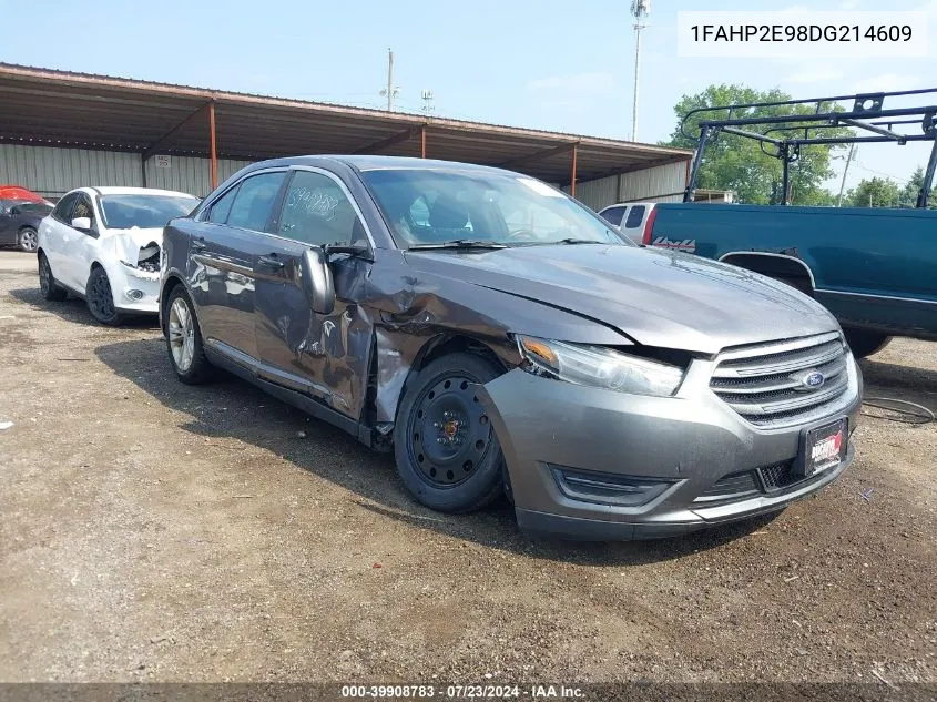 1FAHP2E98DG214609 2013 Ford Taurus Sel