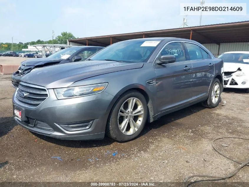 1FAHP2E98DG214609 2013 Ford Taurus Sel