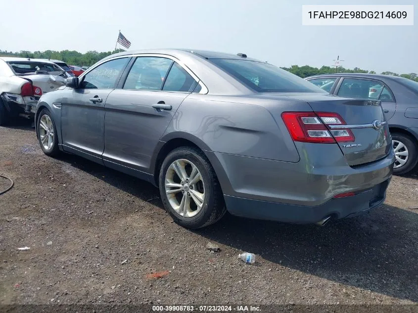 1FAHP2E98DG214609 2013 Ford Taurus Sel