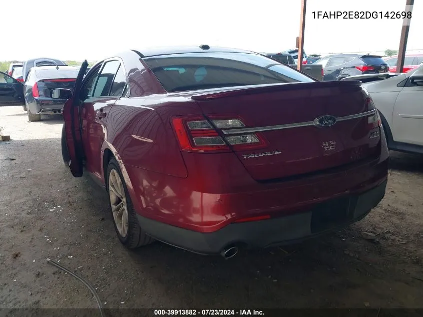 1FAHP2E82DG142698 2013 Ford Taurus Sel