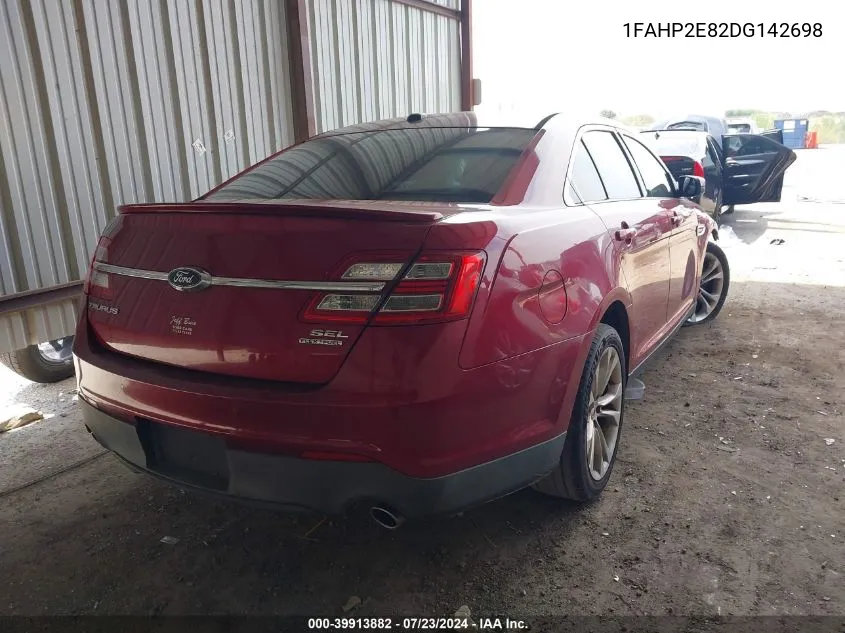 1FAHP2E82DG142698 2013 Ford Taurus Sel