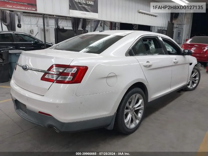 2013 Ford Taurus Sel VIN: 1FAHP2H8XDG127135 Lot: 39966665