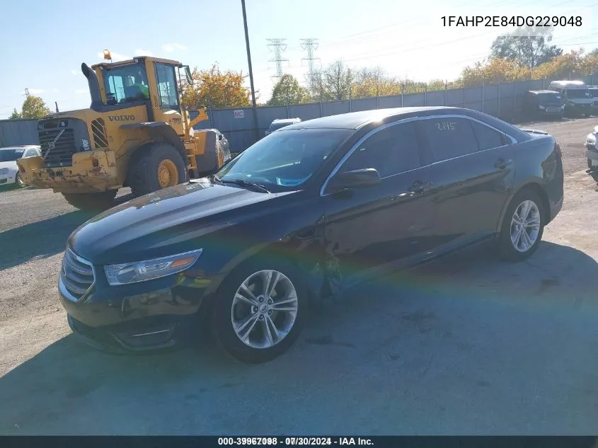 2013 Ford Taurus Sel VIN: 1FAHP2E84DG229048 Lot: 39967098