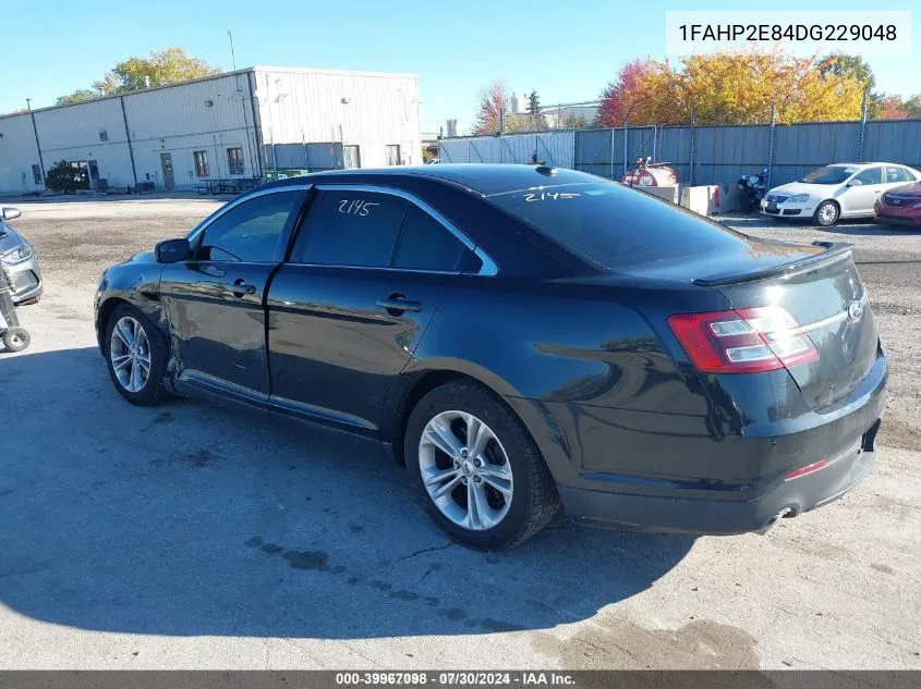 2013 Ford Taurus Sel VIN: 1FAHP2E84DG229048 Lot: 39967098