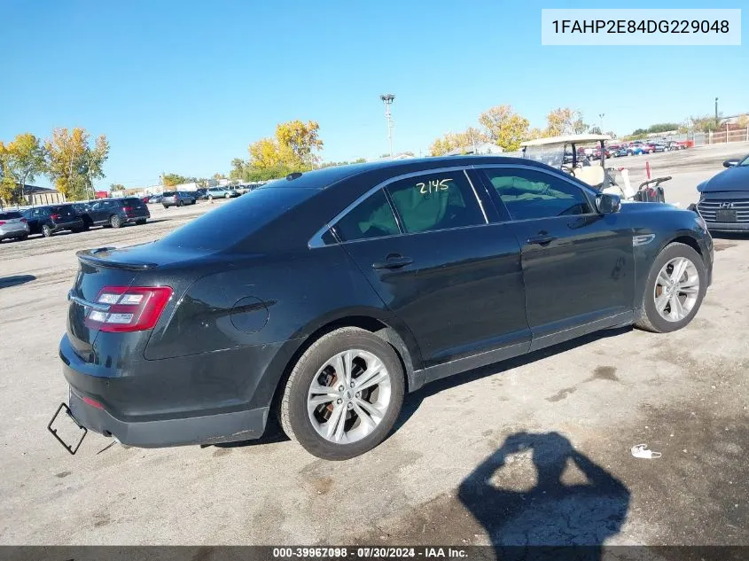 2013 Ford Taurus Sel VIN: 1FAHP2E84DG229048 Lot: 39967098